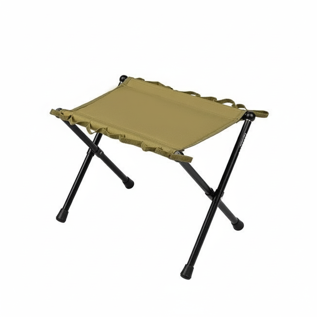 Ultra-Light Folding Camping Stool | Aluminum Alloy Frame, Holds up to 220 lbs | Portable Seat in 3 Color Options