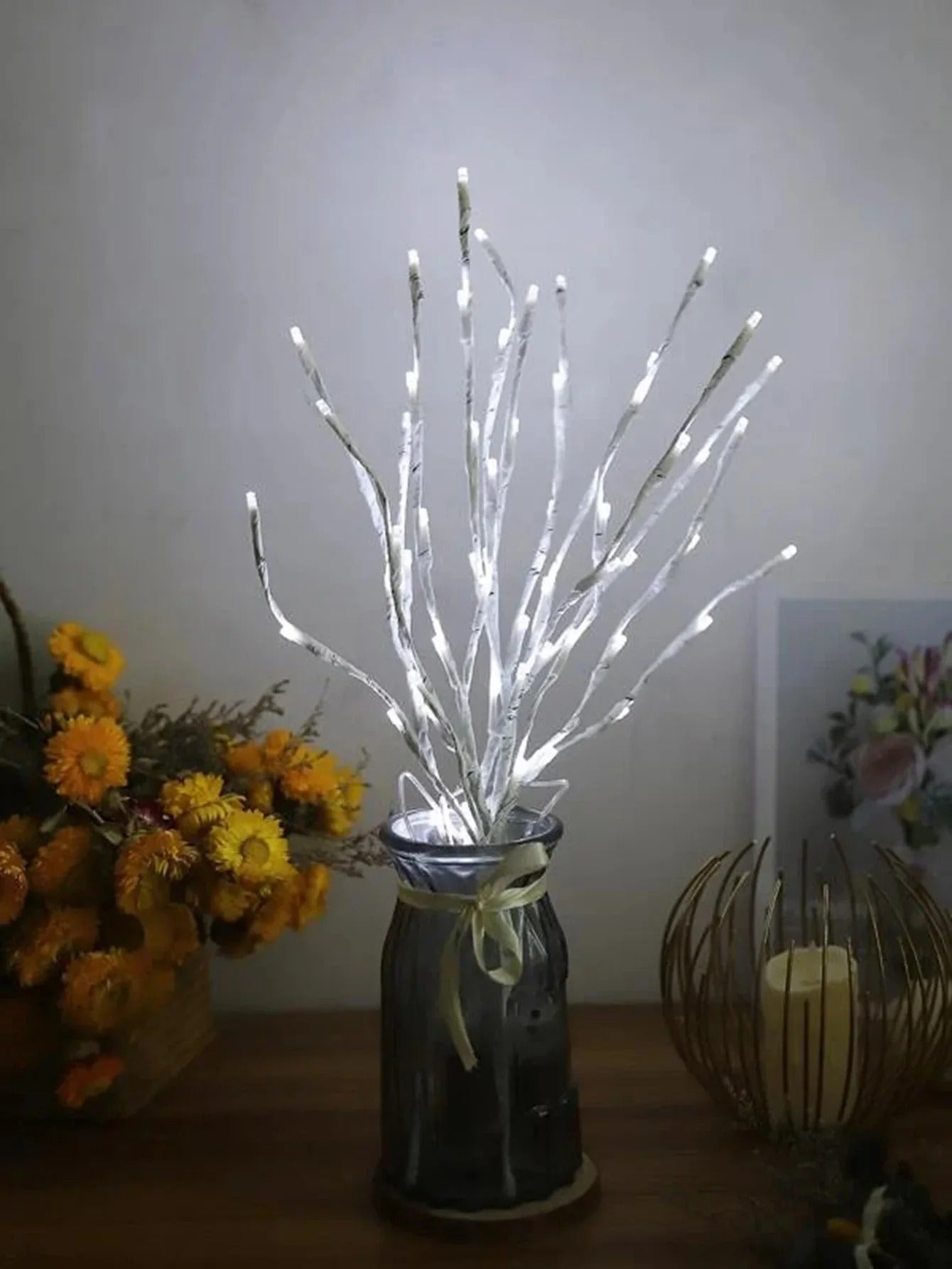 Birch Branch Fairy Lights for Home Decor