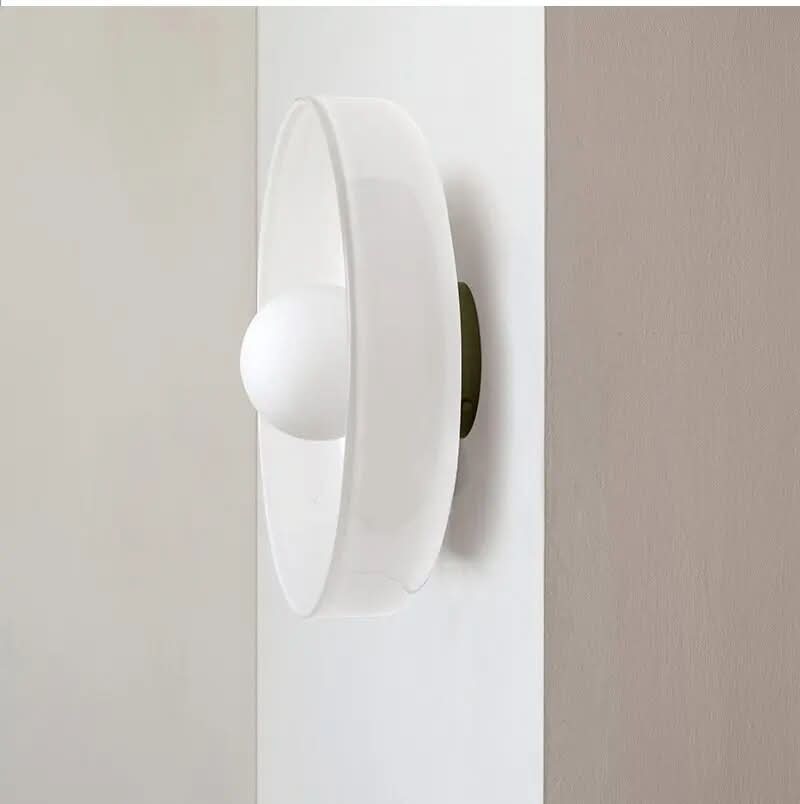 GLASSGLOW Ceiling Lamp - Nordic Glass Design for Stylish Lighting - White