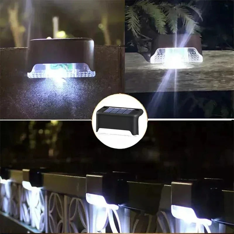 LED Solar Step Lights for Landscape Lighting