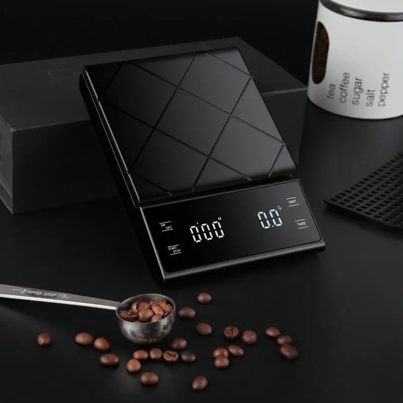 Digital Kitchen Scale with Built-In Timer and Tare | Weighs in Grams, Ounces and Milliliters | 2 Colors