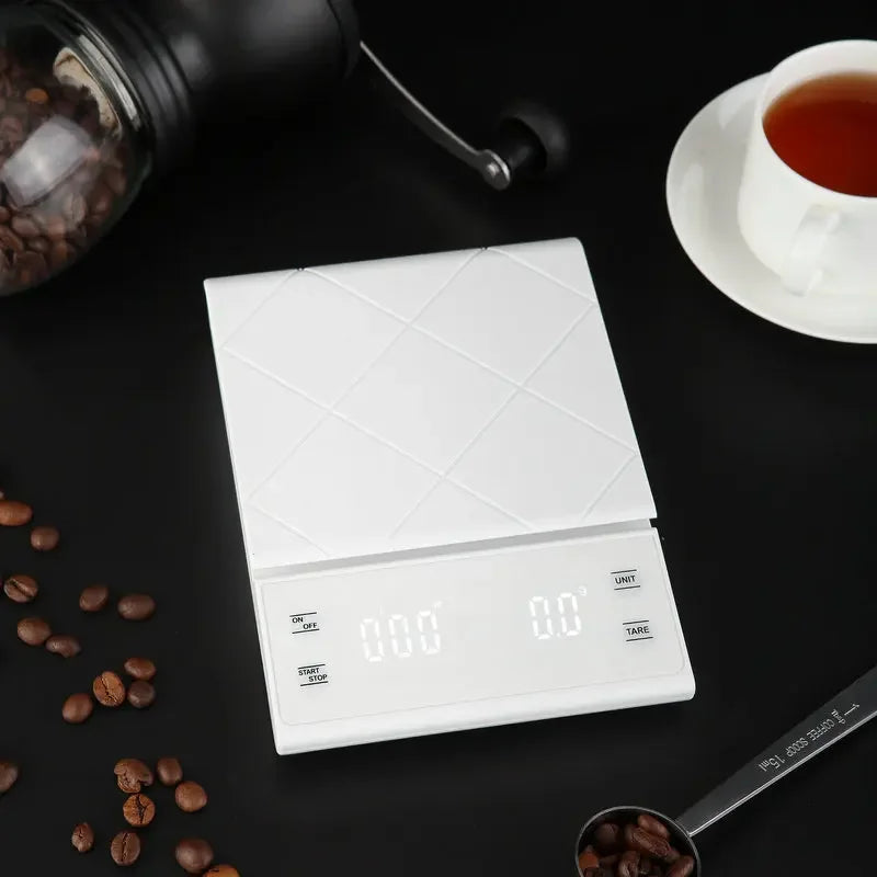 Digital Kitchen Scale with Built-In Timer and Tare | Weighs in Grams, Ounces and Milliliters | 2 Colors