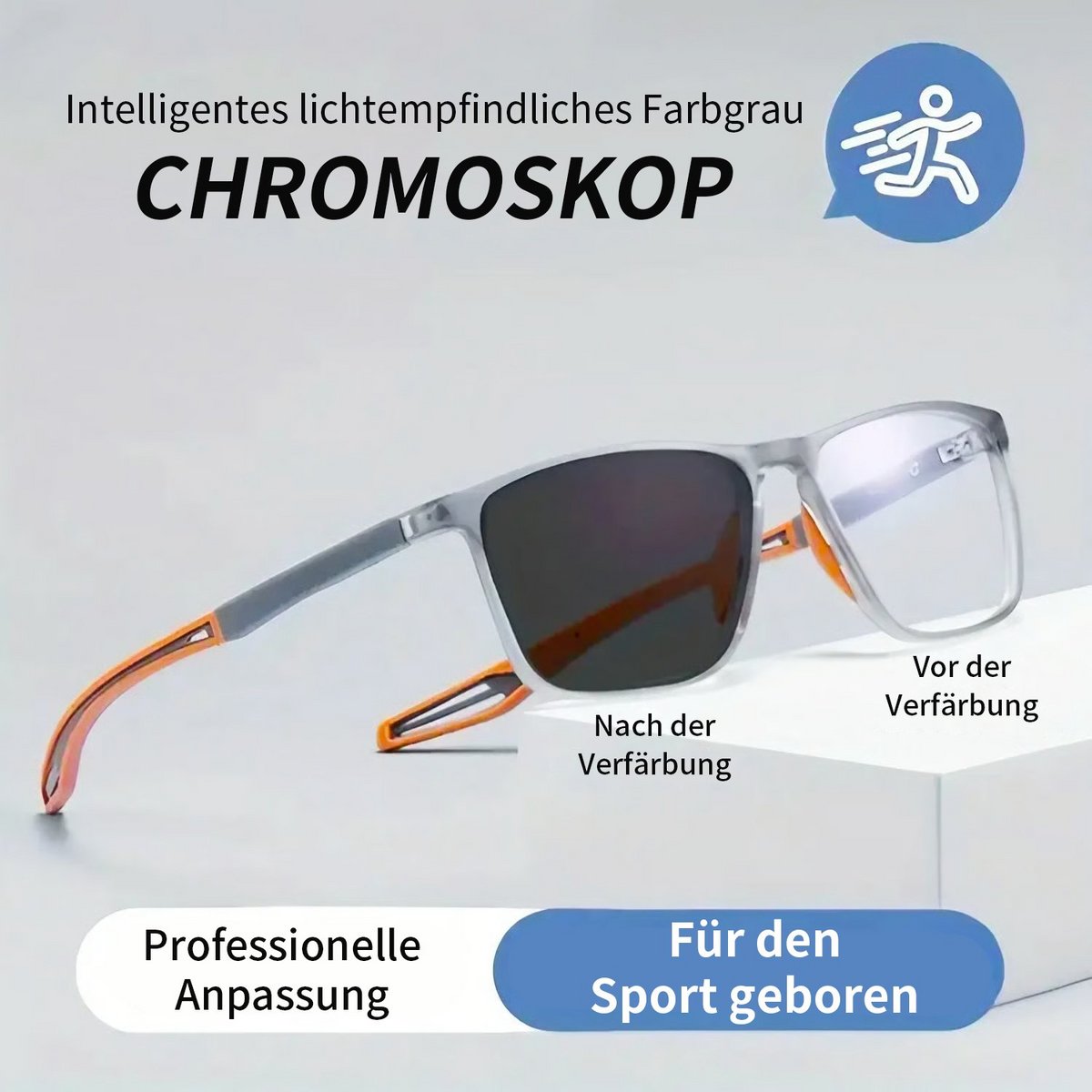 Photochromic Bifocal Reading Glasses with Blue Light Filter | Lenses Darken in Sunlight, UV400 Coating | +1.00 to +3.50