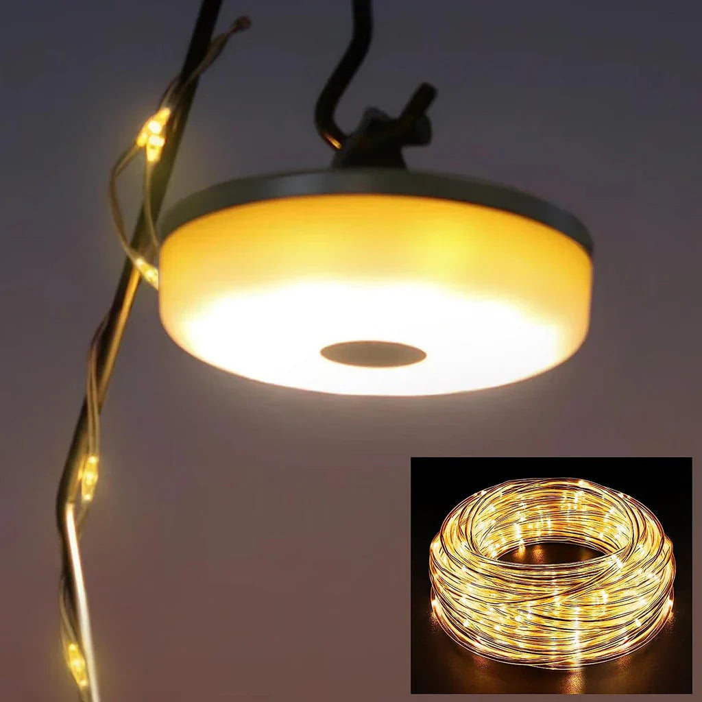 Compact Aurora USB String Lights