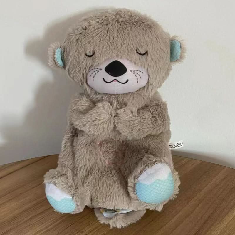 Plush Otter Toy with Soothing Motion