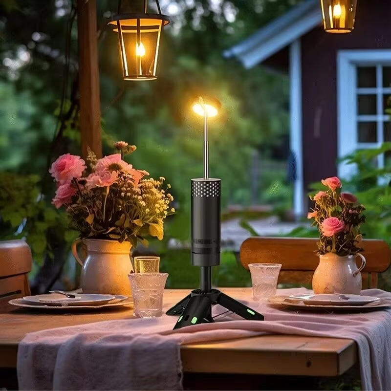 Rechargeable Telescopic Camping Light with Adjustable Brightness