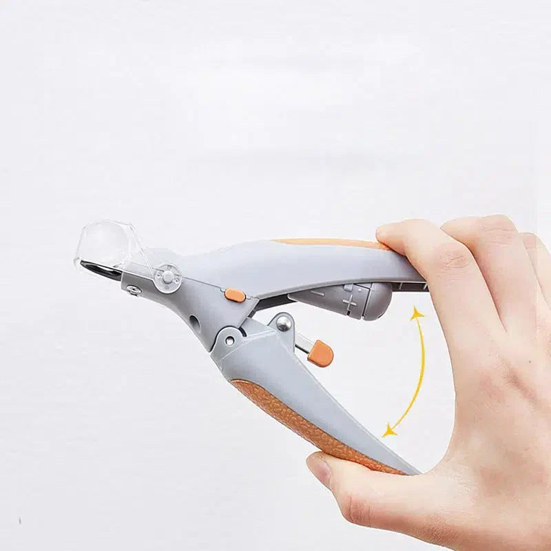 Dog Nail Cutter with LED Light and a Clear Magnifying Cap | Shows the Quick So You Do Not Cut Too Short | Also for Cats and Small Pets