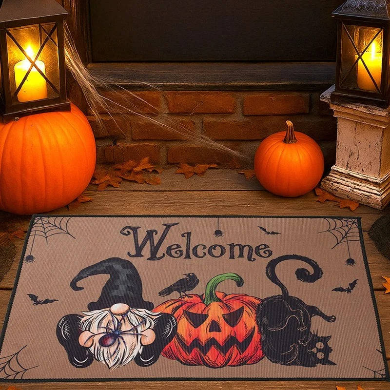 Halloween welcome doormat in the third design