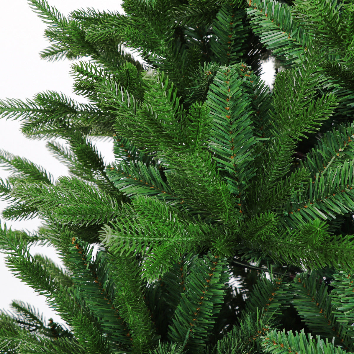 Artificial Christmas Tree with Warm White LED Lights | Pre Lit Xmas Fir in Several Heights | Realistic Festive Branches