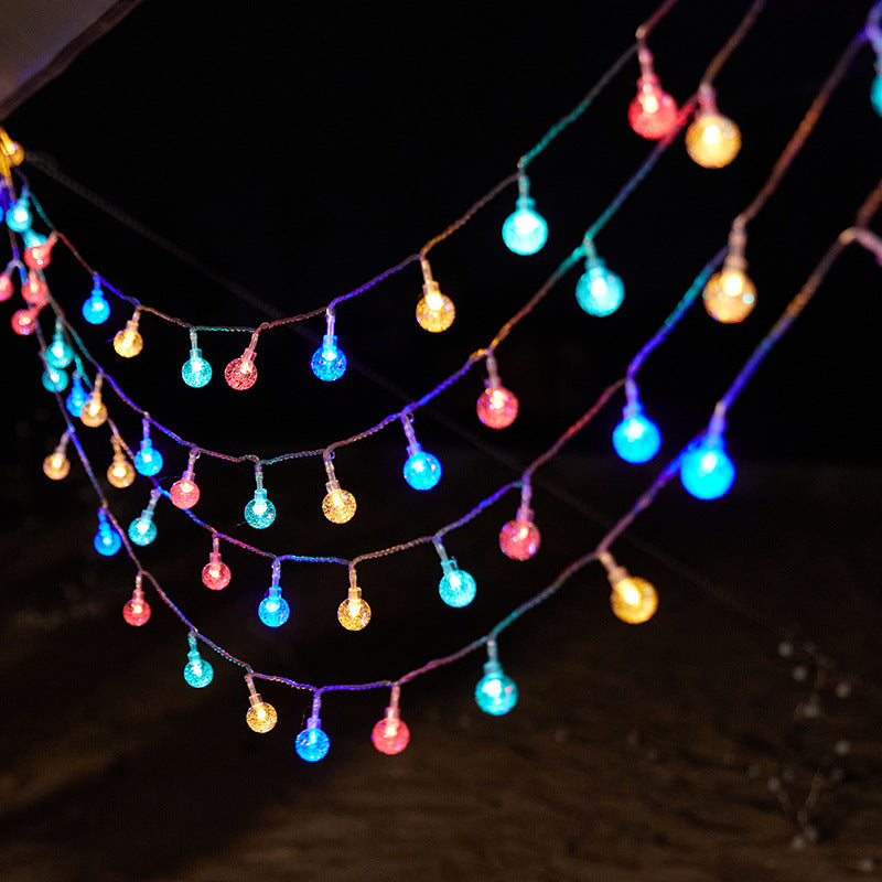 Battery Operated Christmas Lights from 1 to 3 m | LED Xmas Fairy String with Button Cell | Warm White or Multicolour Bubbles