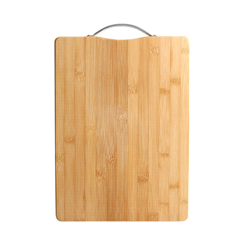 Double-Sided Bamboo Cutting Board with Steel Handle | Non-Slip Surface for Daily Prep | 9 Sizes up to 23 x 14.5 in