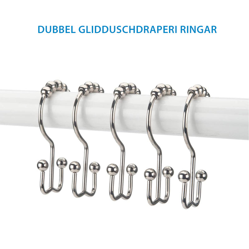 Stainless Steel Shower Curtain Hooks