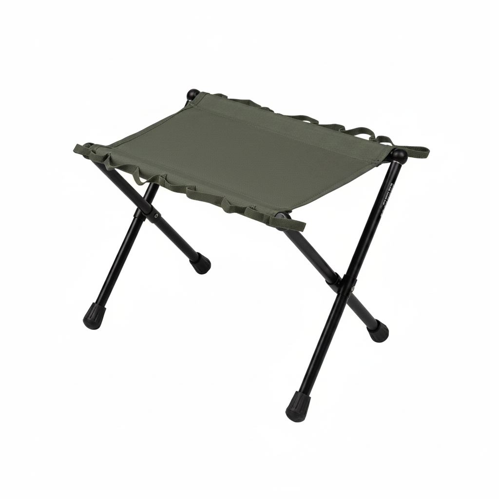 Ultra-Light Folding Camping Stool | Aluminum Alloy Frame, Holds up to 220 lbs | Portable Seat in 3 Color Options