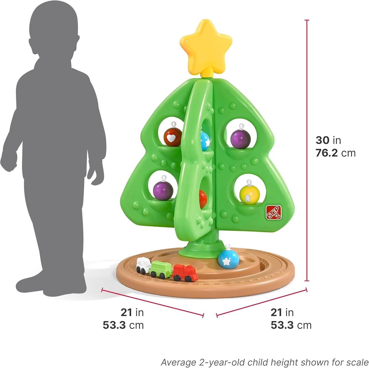 Interactive Christmas Tree Toy for Toddlers | Educational Xmas Play Set with Colourful Ornaments | Festive Gift from 1.5 Years
