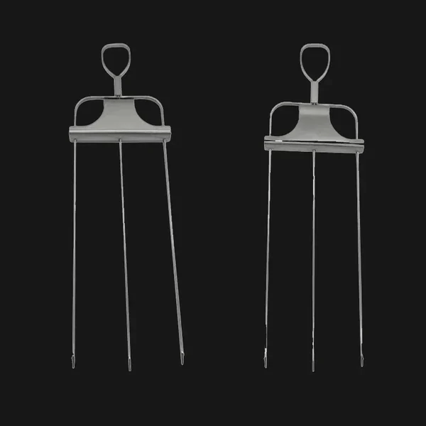 Stainless Steel 3 Prong BBQ Skewers