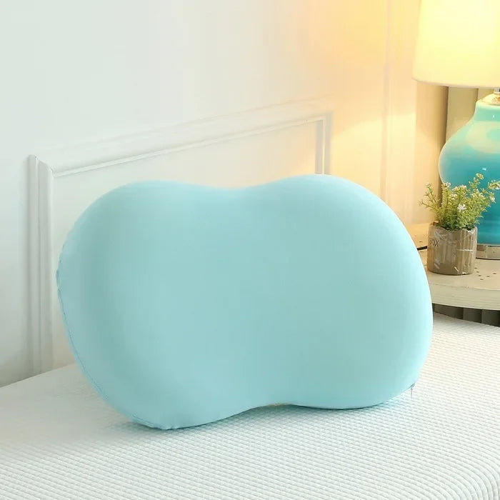 Contoured Memory Foam Neck Pillow for Side Sleepers | Removable Washable Cover and Breathable Polyester | 3 Colors