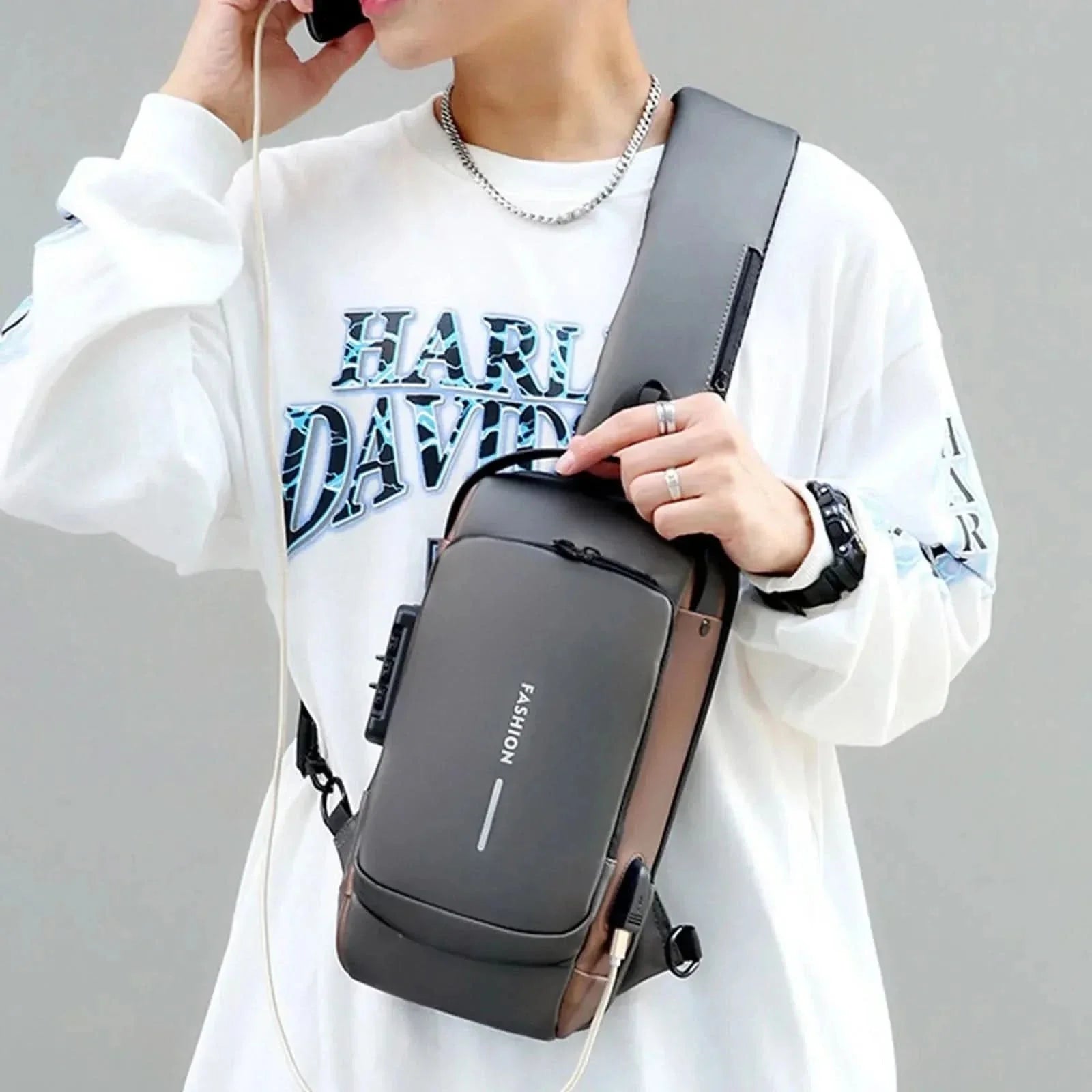 Anti Theft Waterproof USB Backpack