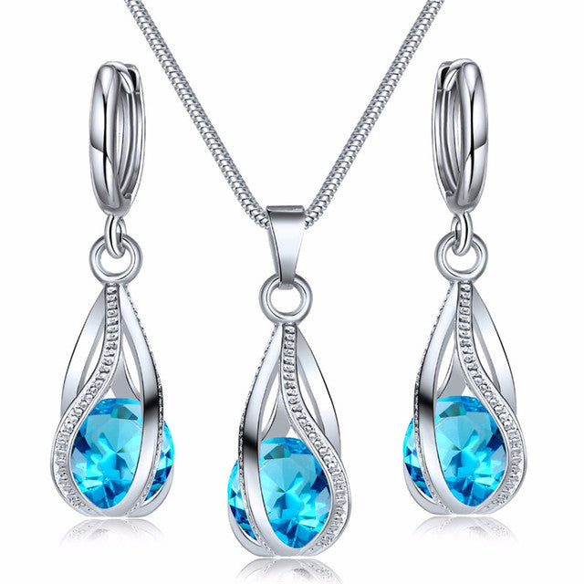 Christmas Earrings in 925 Silver | Festive Holiday Jewelry with Hook Fastening | Blue, White, Pink or Orange Designs