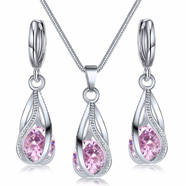 Christmas Earrings in 925 Silver | Festive Holiday Jewelry with Hook Fastening | Blue, White, Pink or Orange Designs