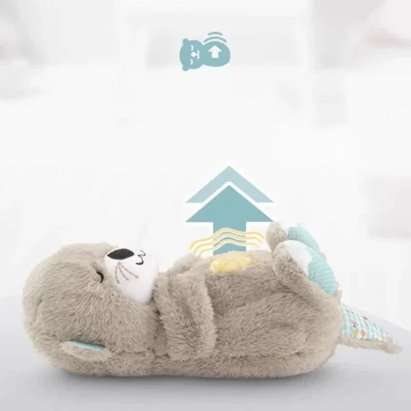 Plush Otter Toy with Soothing Motion
