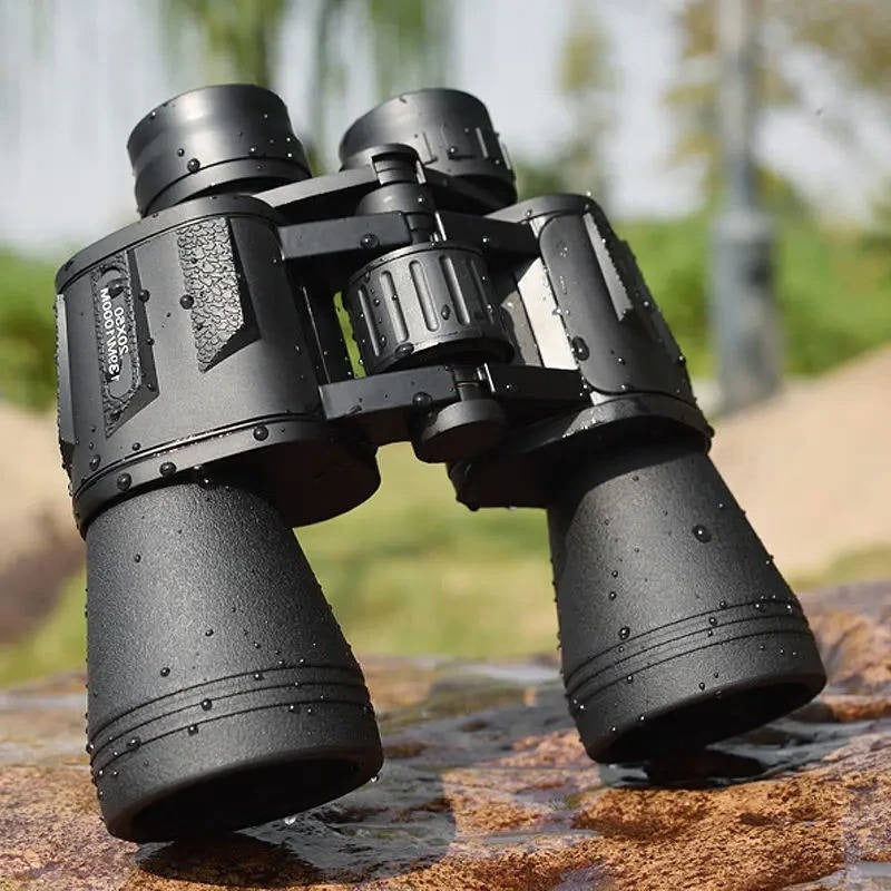 20x50 Long Range Binoculars with BAK4 Prisms | Tripod Thread, Phone Adapter Mount | IPX4 Splash Resistant
