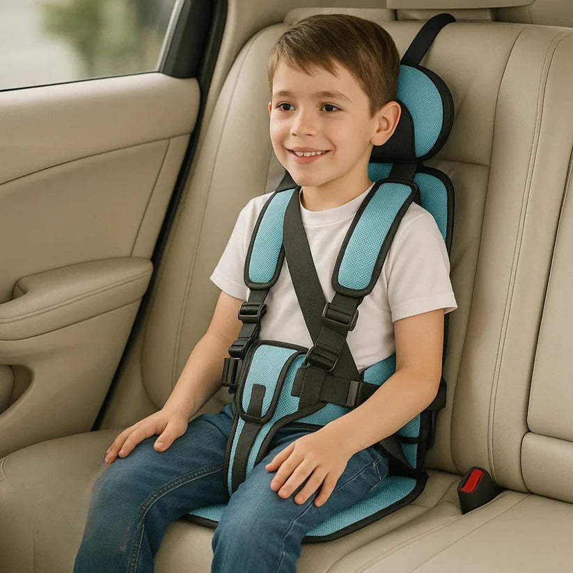 Compact Child Travel Seat with Foldable Design – Portable Booster Seat for On-the-Go Use