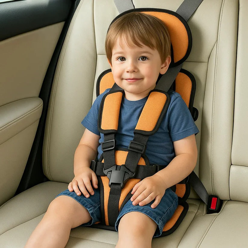 Compact Child Travel Seat with Foldable Design – Portable Booster Seat for On-the-Go Use