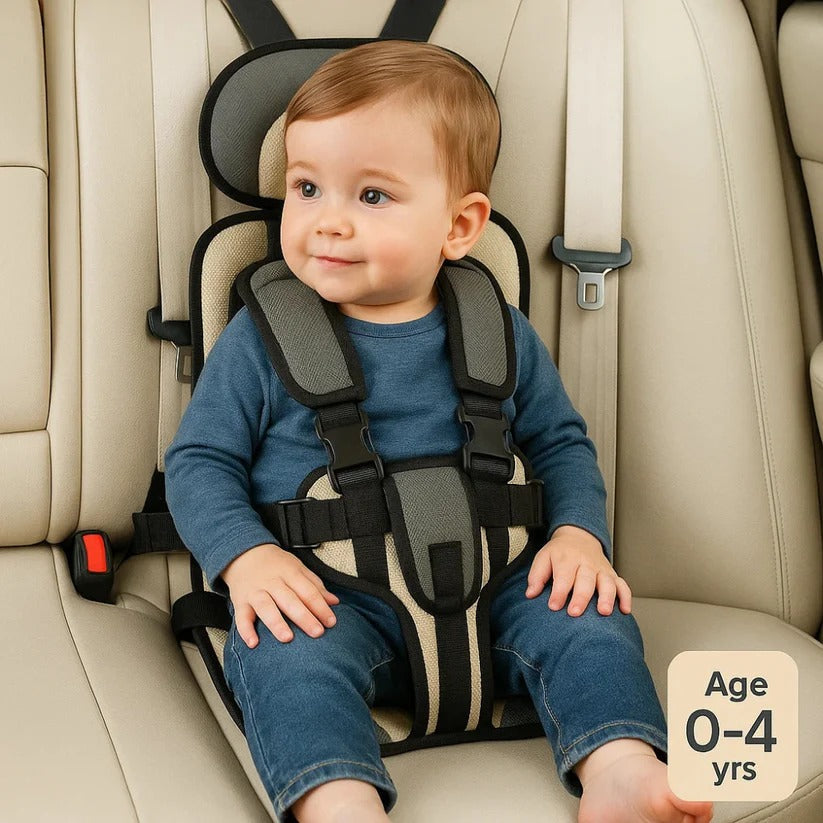 Compact Child Travel Seat with Foldable Design – Portable Booster Seat for On-the-Go Use