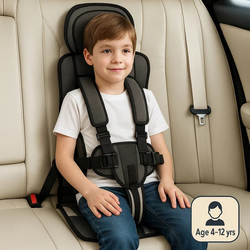 Compact Child Travel Seat with Foldable Design – Portable Booster Seat for On-the-Go Use