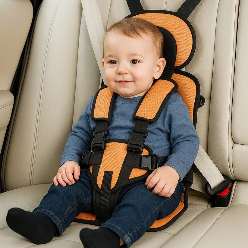 Compact Child Travel Seat with Foldable Design – Portable Booster Seat for On-the-Go Use