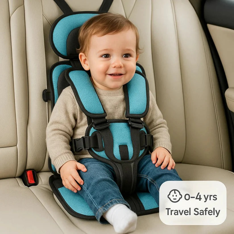 Compact Child Travel Seat with Foldable Design – Portable Booster Seat for On-the-Go Use