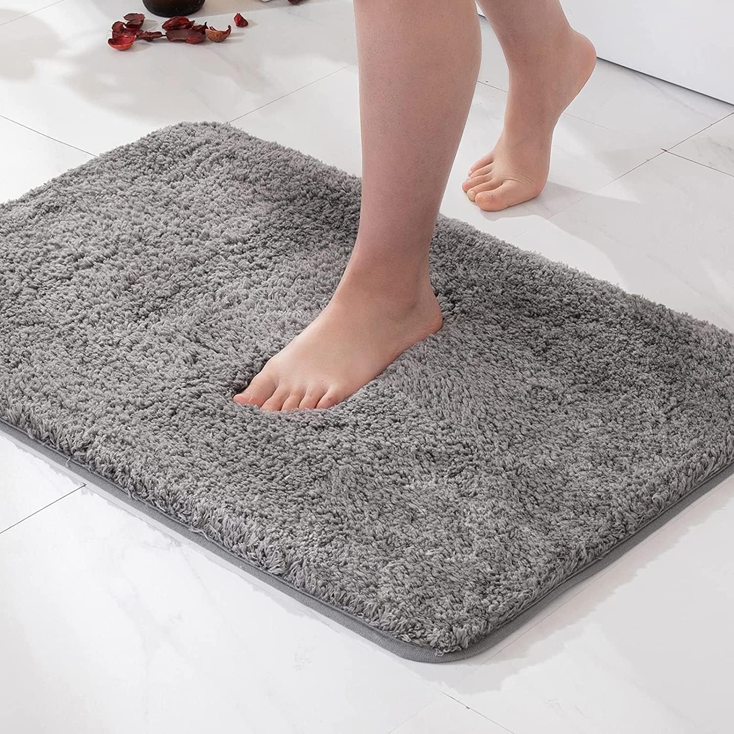 Plush Bath Rug for Bathroom Floor