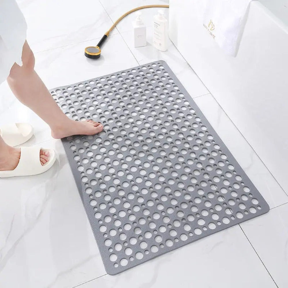 Secure Shower Mat Non-Slip & Antibacterial
