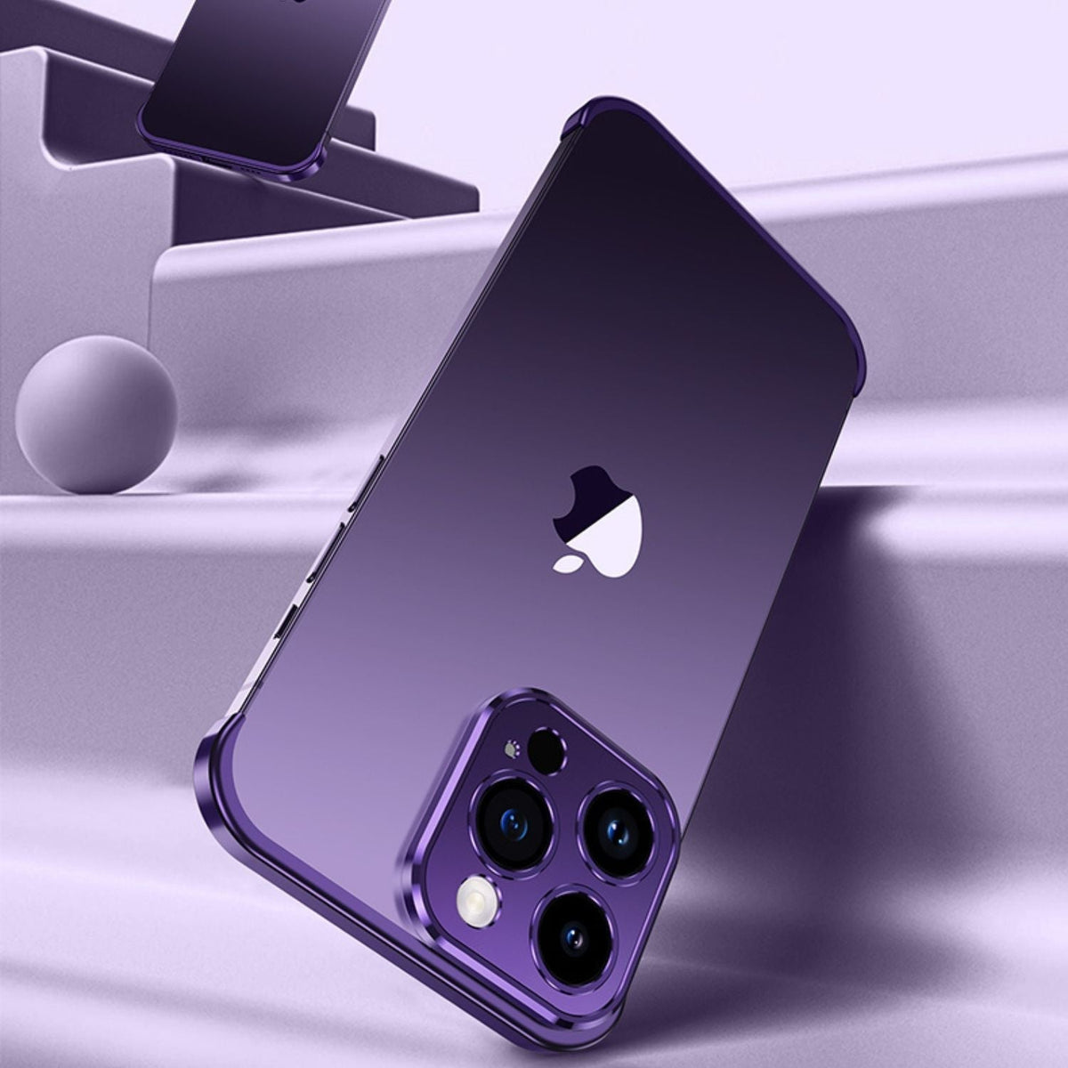 Ultra-Thin Metal Phone Case for iPhone 12 to 15 Pro Max | Slim Scratch and Impact Protection in 6 Colors