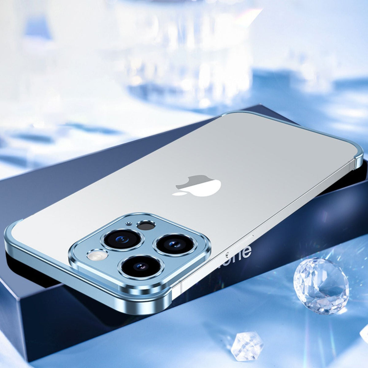 Ultra-Thin Metal Phone Case for iPhone 12 to 15 Pro Max | Slim Scratch and Impact Protection in 6 Colors