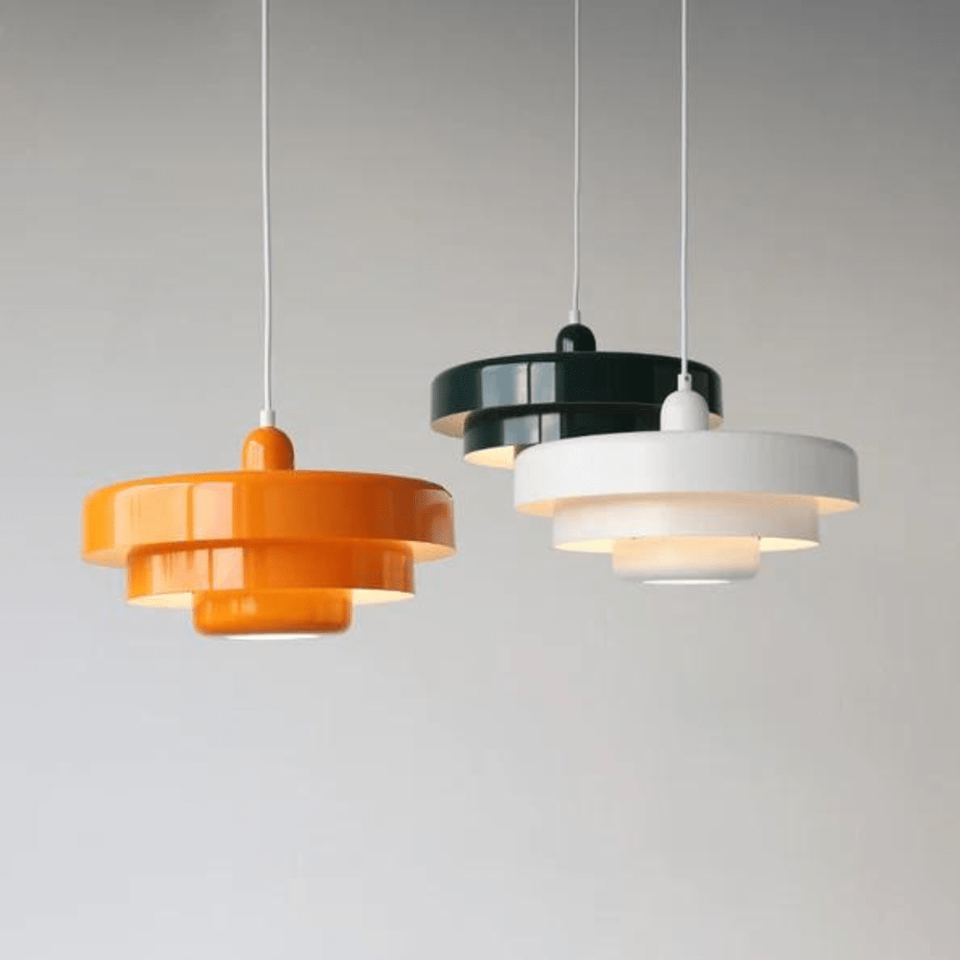 TRILORA - Elegant three-level pendant light in macaron colors product image