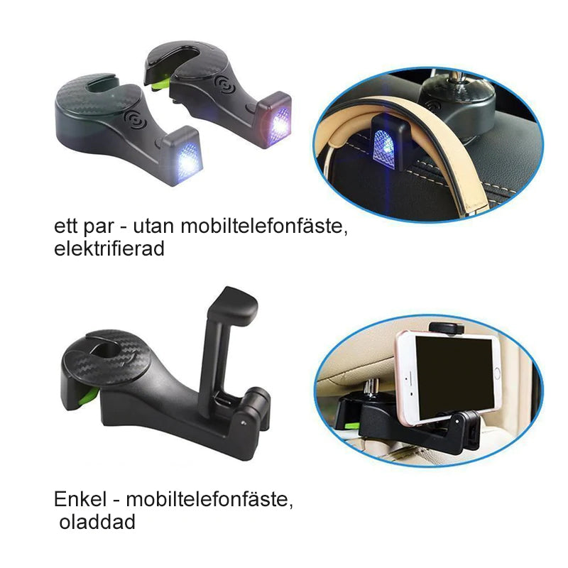 Adjustable Car Headrest Hook