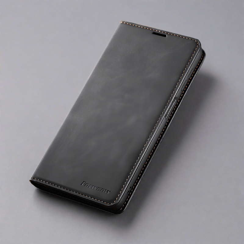 Wallet Phone Case for iPhone 15, Plus, Pro and Max | PU Leather Flip with a Magnetic Closure | 2 Card Slots and a Bill Pocket