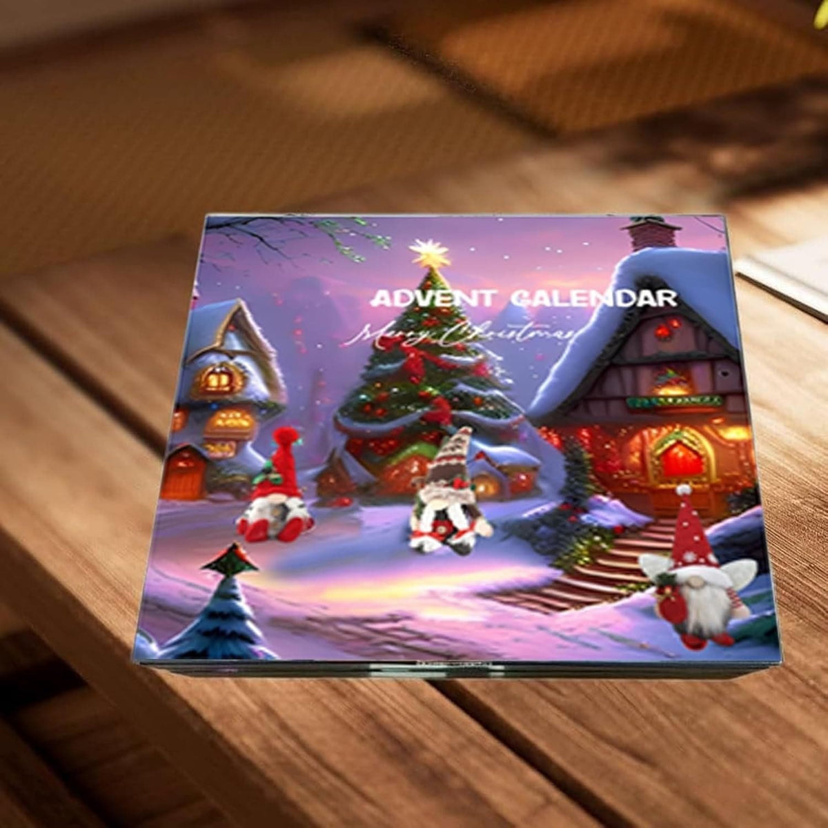 Advent Calendar with 24 Plush Elves | Christmas Countdown for Kids with a Daily Elf Surprise | Festive Indoor Decor
