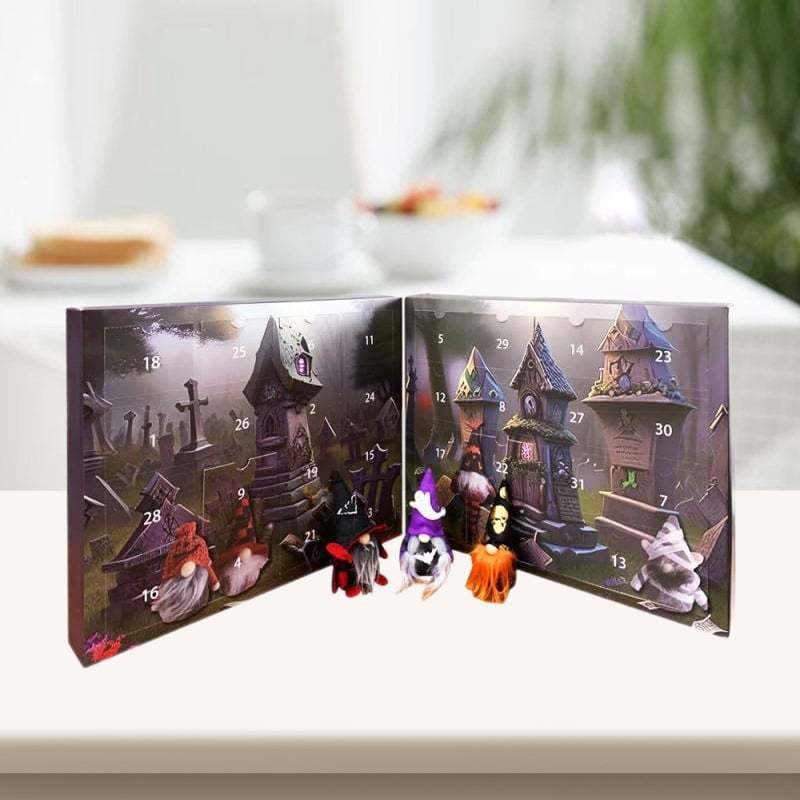 Advent Calendar with 24 Plush Elves | Christmas Countdown for Kids with a Daily Elf Surprise | Festive Indoor Decor