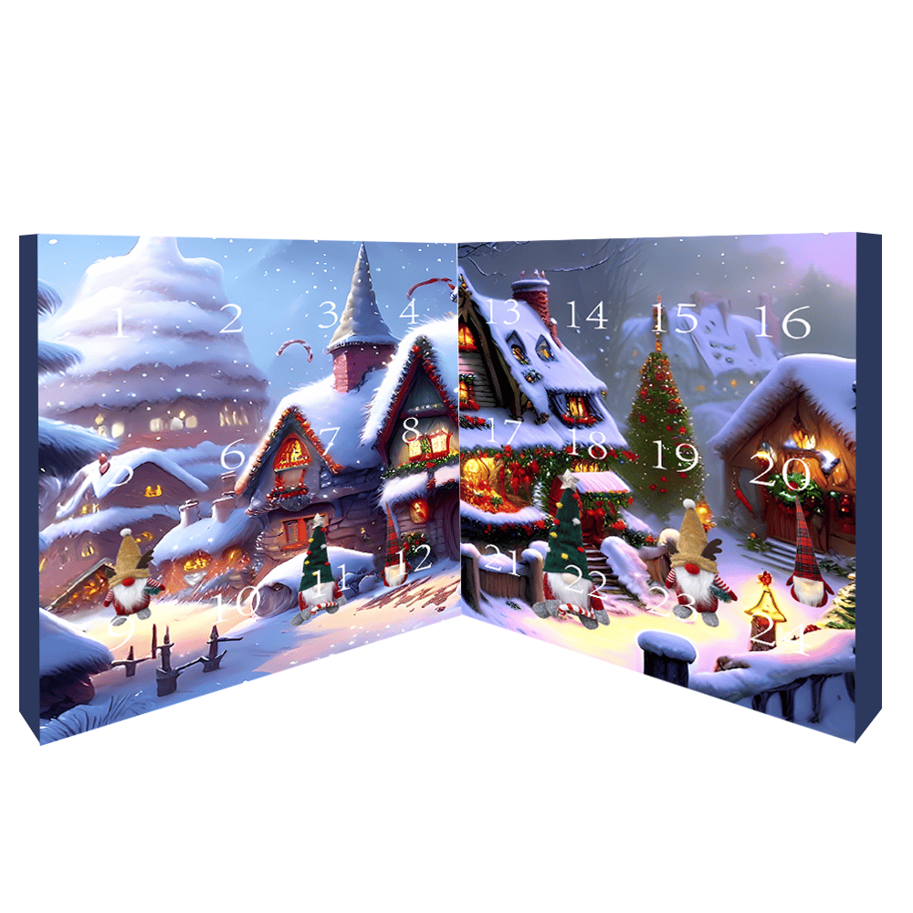 Advent Calendar with 24 Plush Elves | Christmas Countdown for Kids with a Daily Elf Surprise | Festive Indoor Decor