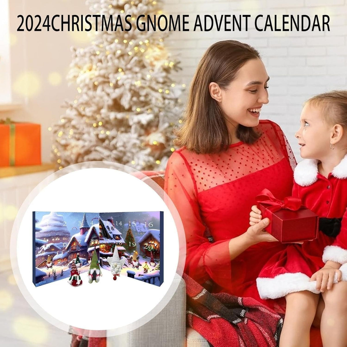 Advent Calendar with 24 Plush Elves | Christmas Countdown for Kids with a Daily Elf Surprise | Festive Indoor Decor