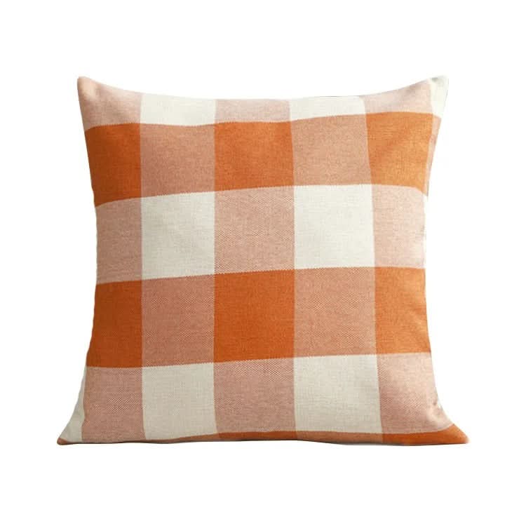 Checked Plaid Cushion Cover 45x45cm Cotton Blend