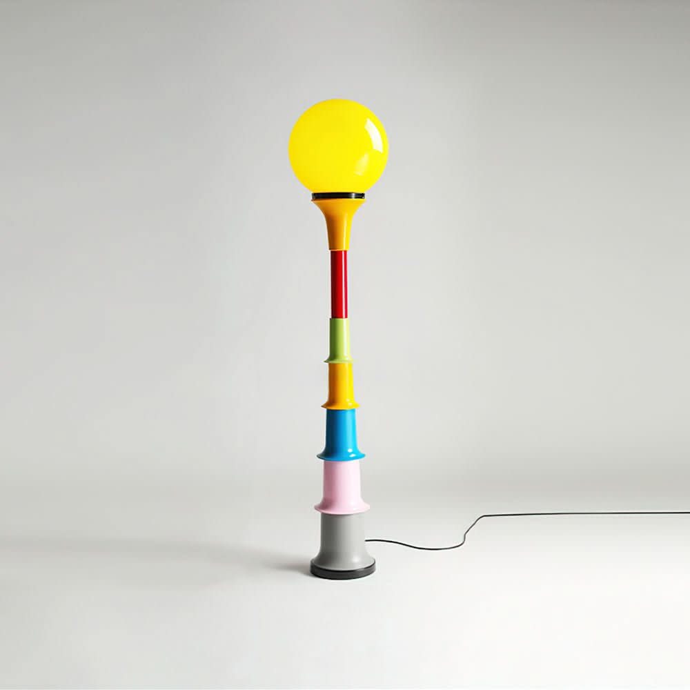 Colorful Glass Floor Lamp