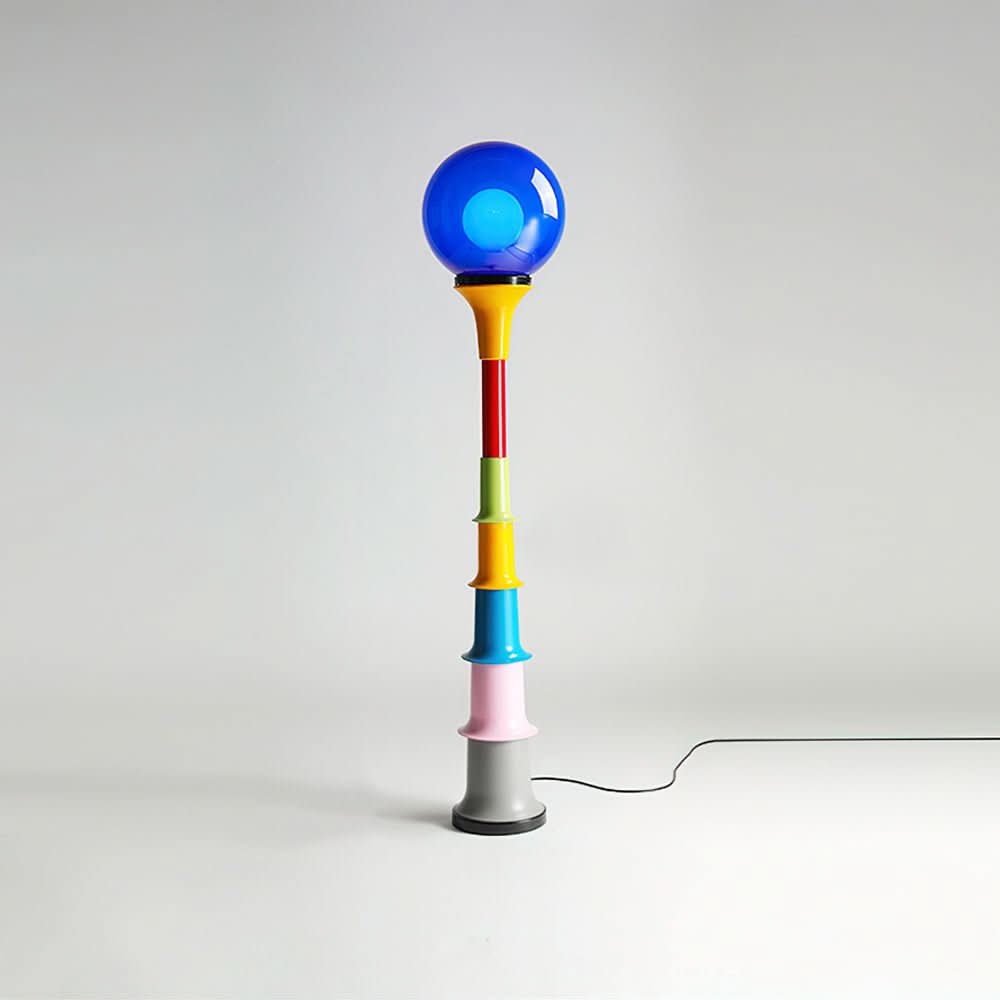 Colorful Glass Floor Lamp