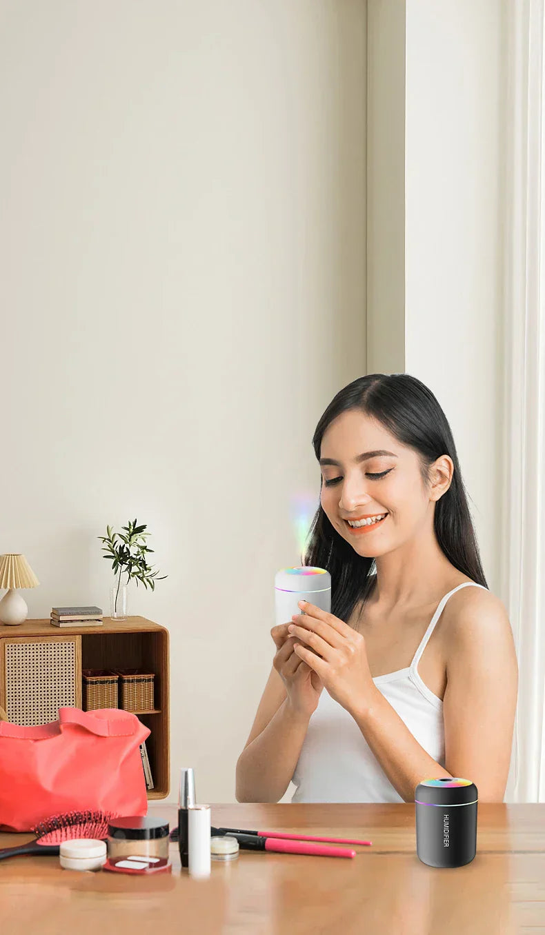 Mini Air Humidifier with Aromatherapy USB