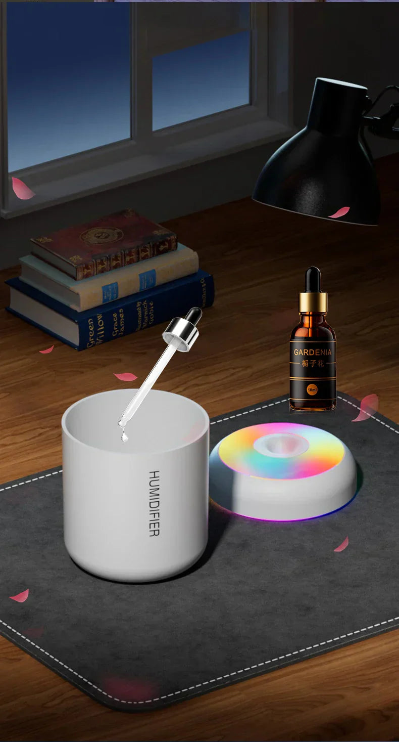 Mini Air Humidifier with Aromatherapy USB