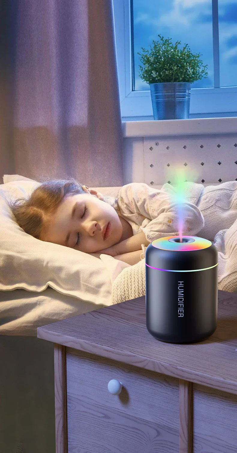 Mini Air Humidifier with Aromatherapy USB