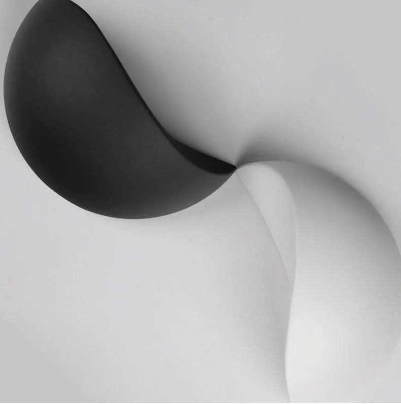 Half Round LED Wall Light Set of 2