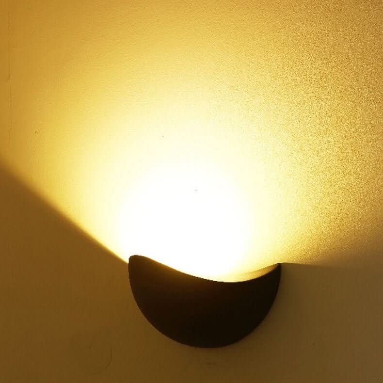 Half Round LED Wall Light Set of 2